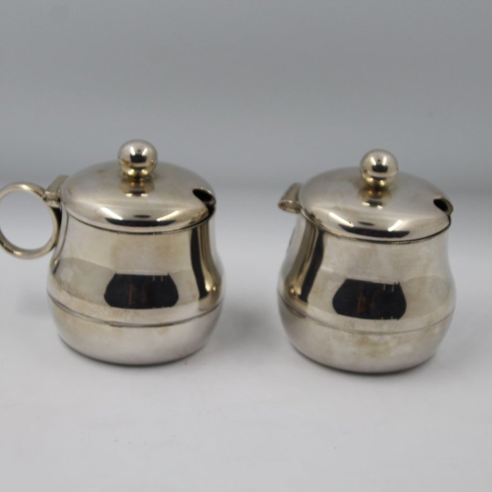 Mermod & Jaccard Mustard & Mayo Holders